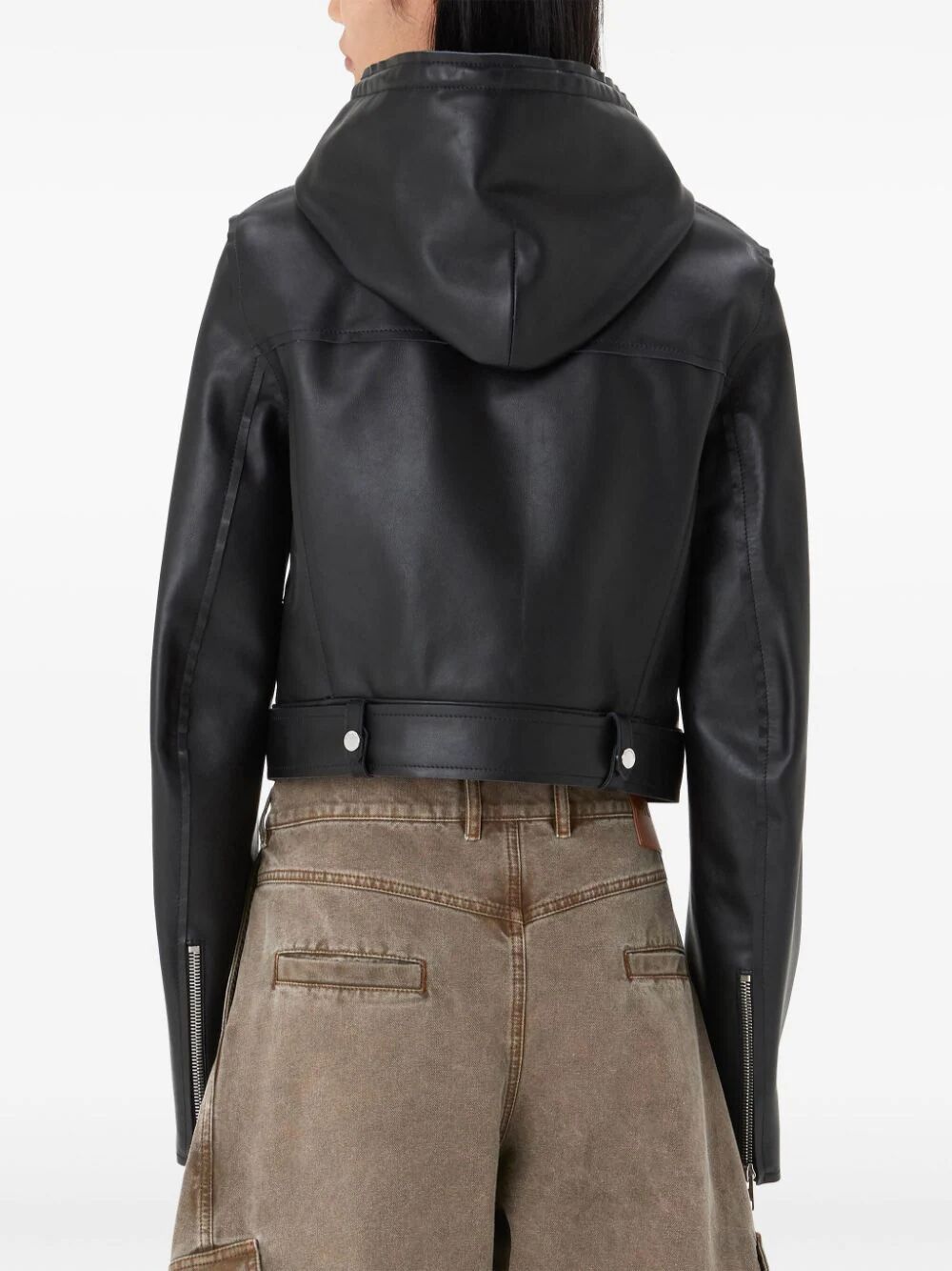 JW ANDERSON-HOODED BIKER JACKET-LJ0036 LT0093 999