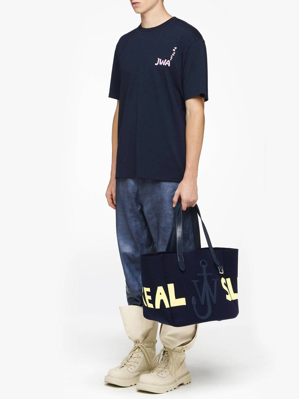 JW ANDERSON-JWA BACK PRINT T-SHIRT-