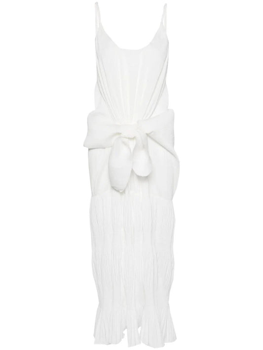 JW ANDERSON-KNOT FRONT LONG DRESS-DR0430 PG0473 2