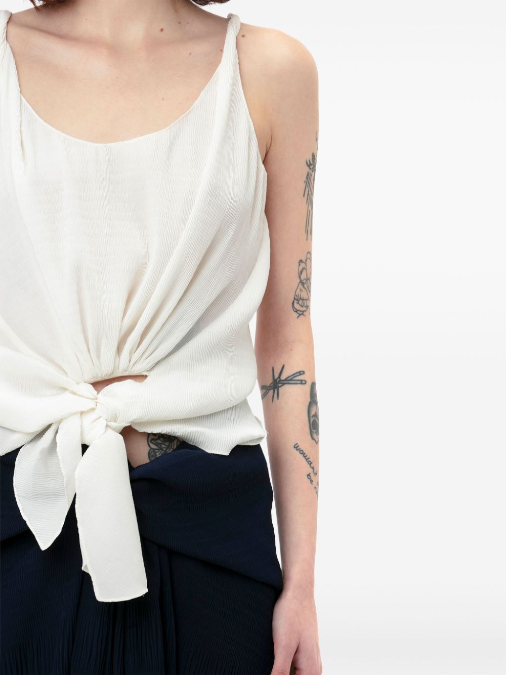 JW ANDERSON-KNOT FRONT STRAP TOP-