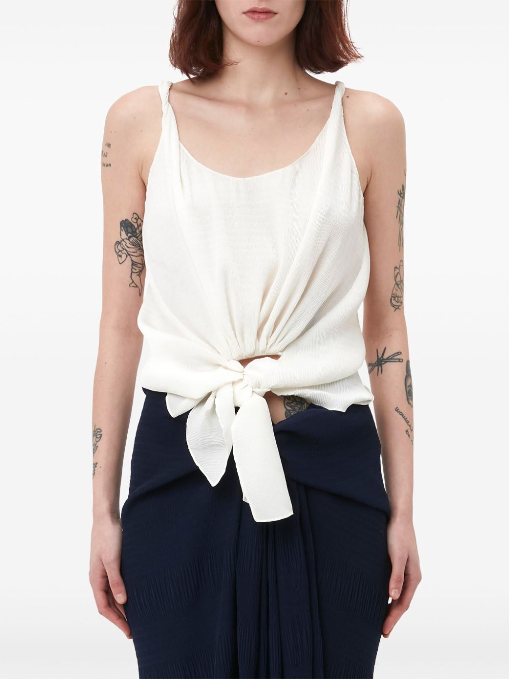 JW ANDERSON-KNOT FRONT STRAP TOP-