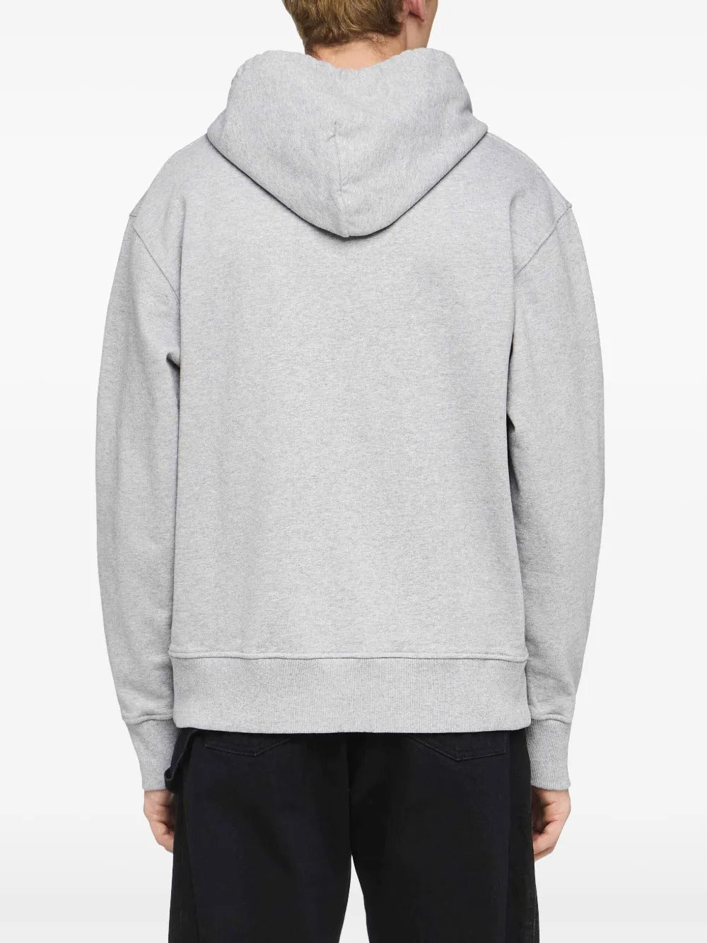 JW ANDERSON-LOGO EMBROIDERY HOODIE-
