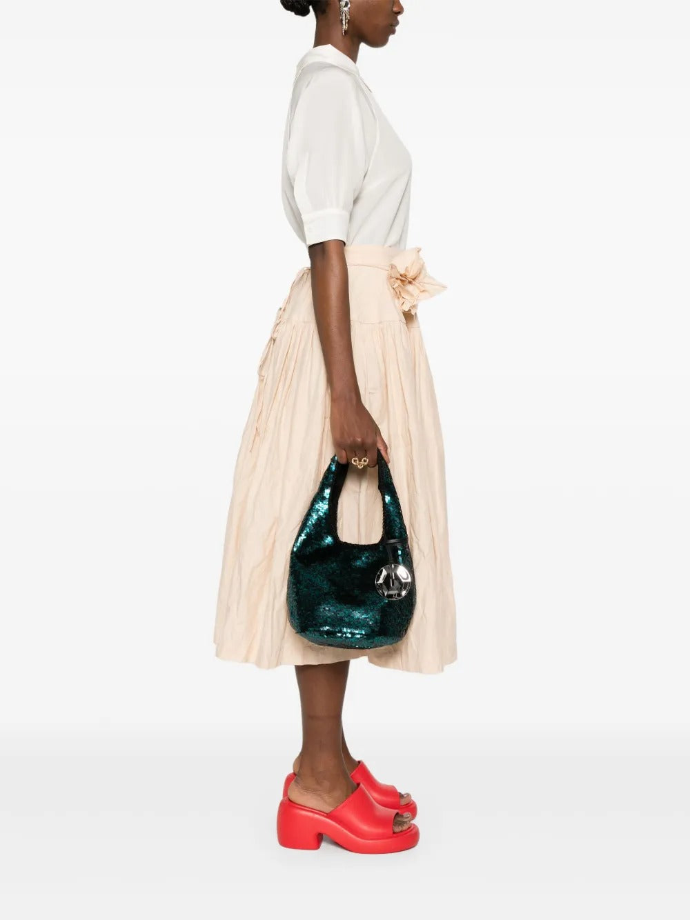 JW ANDERSON-MINI SEQUIN SHOPPER-