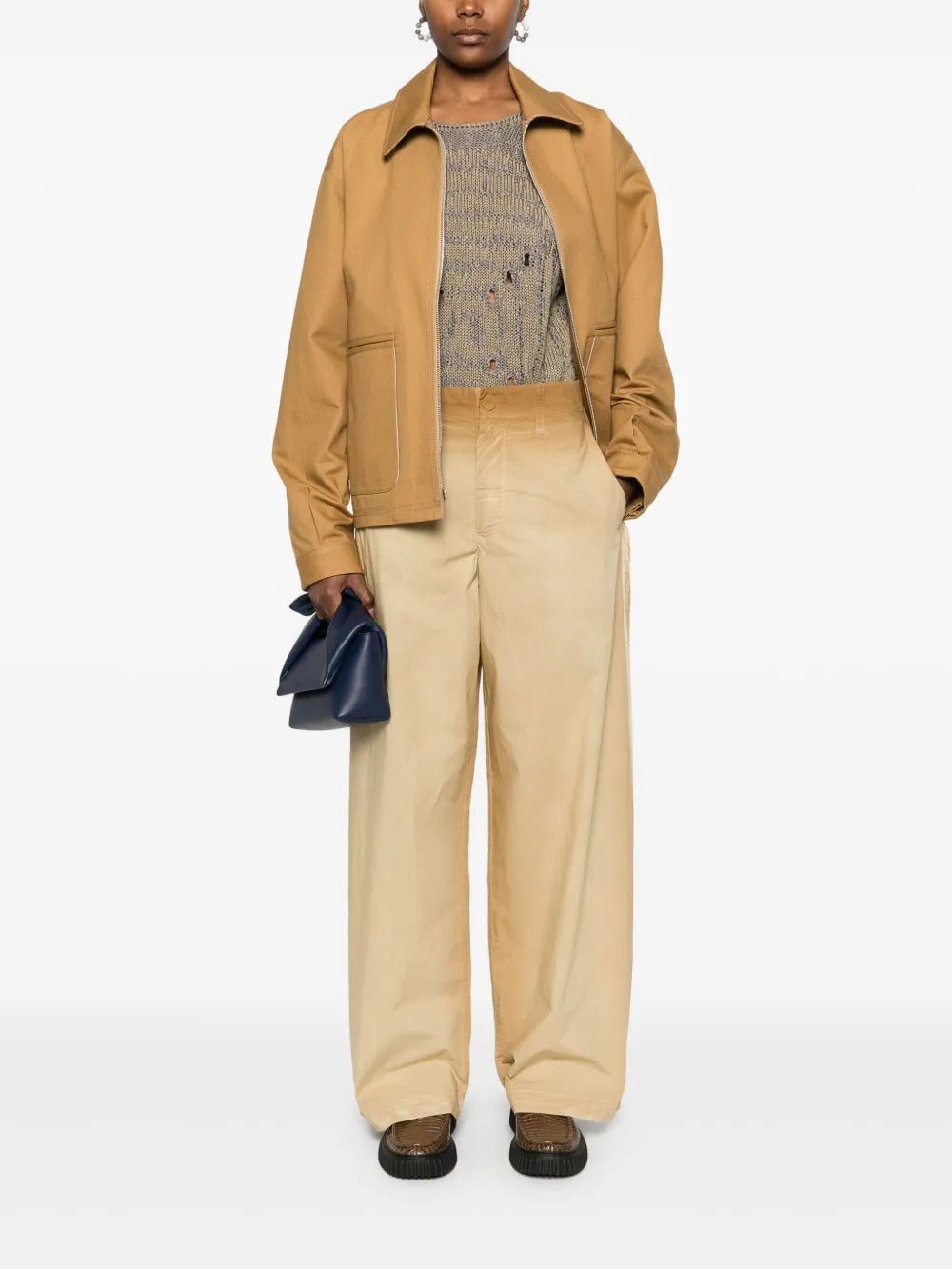 JW ANDERSON-ombré-effect trousers-