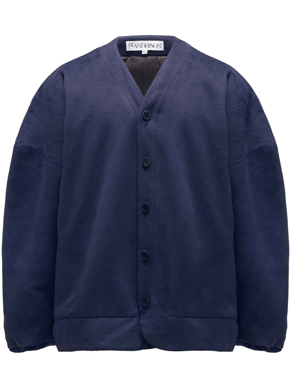 JW ANDERSON-OVERSIZED V-NECK CARDIGAN-