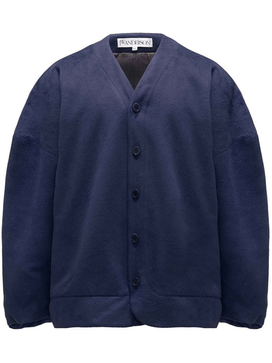 JW ANDERSON-OVERSIZED V-NECK CARDIGAN-