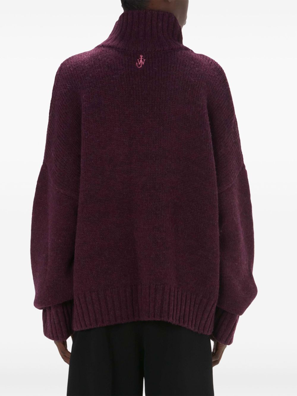 JW ANDERSON-PATCH POCKET TURTLENECK SWEATER-