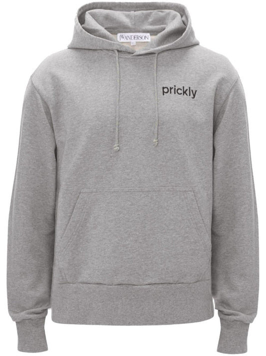 JW ANDERSON-PRICKLY BACK PRINT HOODIE-