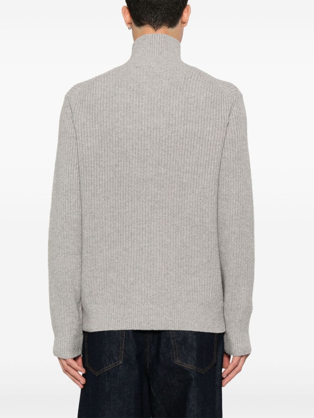 JW ANDERSON-PULLER HALF ZIP SWEATER-