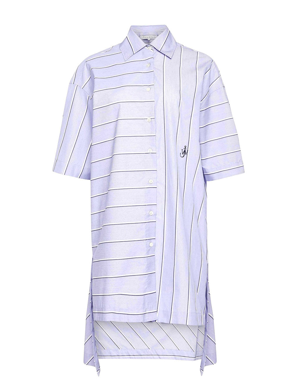JW ANDERSON-SHORT SLEEVE STEP HEM SHIRT DRESS-