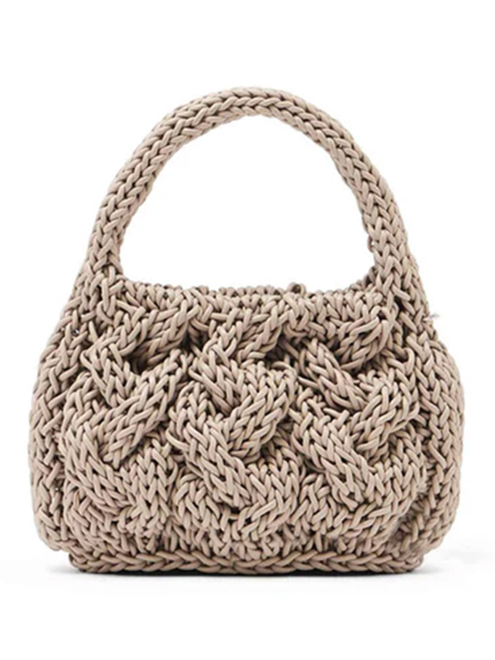 JW ANDERSON-SMALL CABLE KNIT BAG-