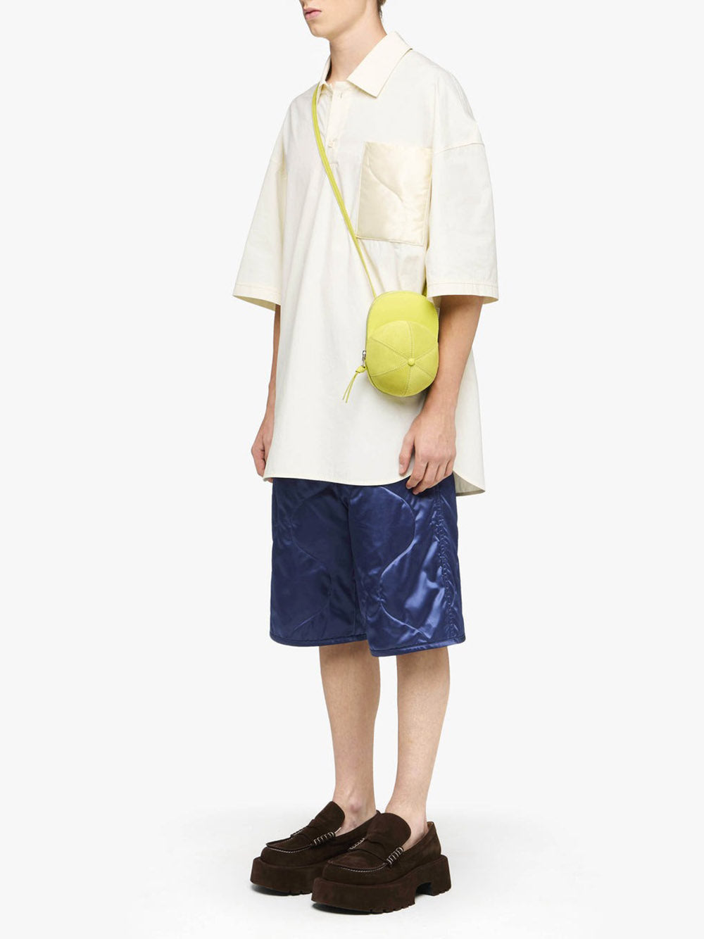 JW ANDERSON-SS QUILTED POCKET POLO TOP-