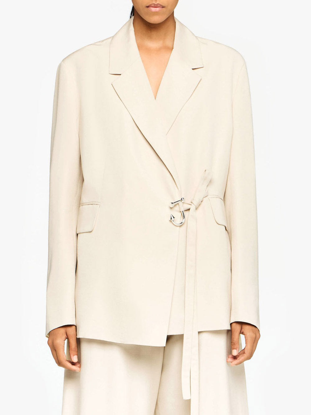 JW ANDERSON-TAILORED WRAP JACKET-