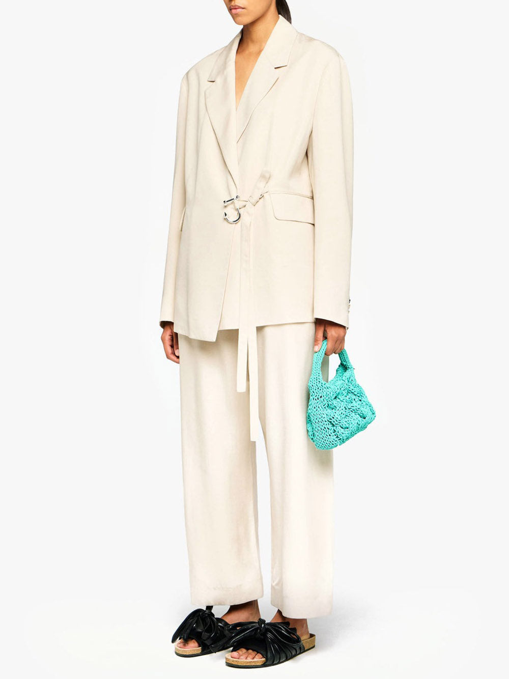 JW ANDERSON-TAILORED WRAP JACKET-