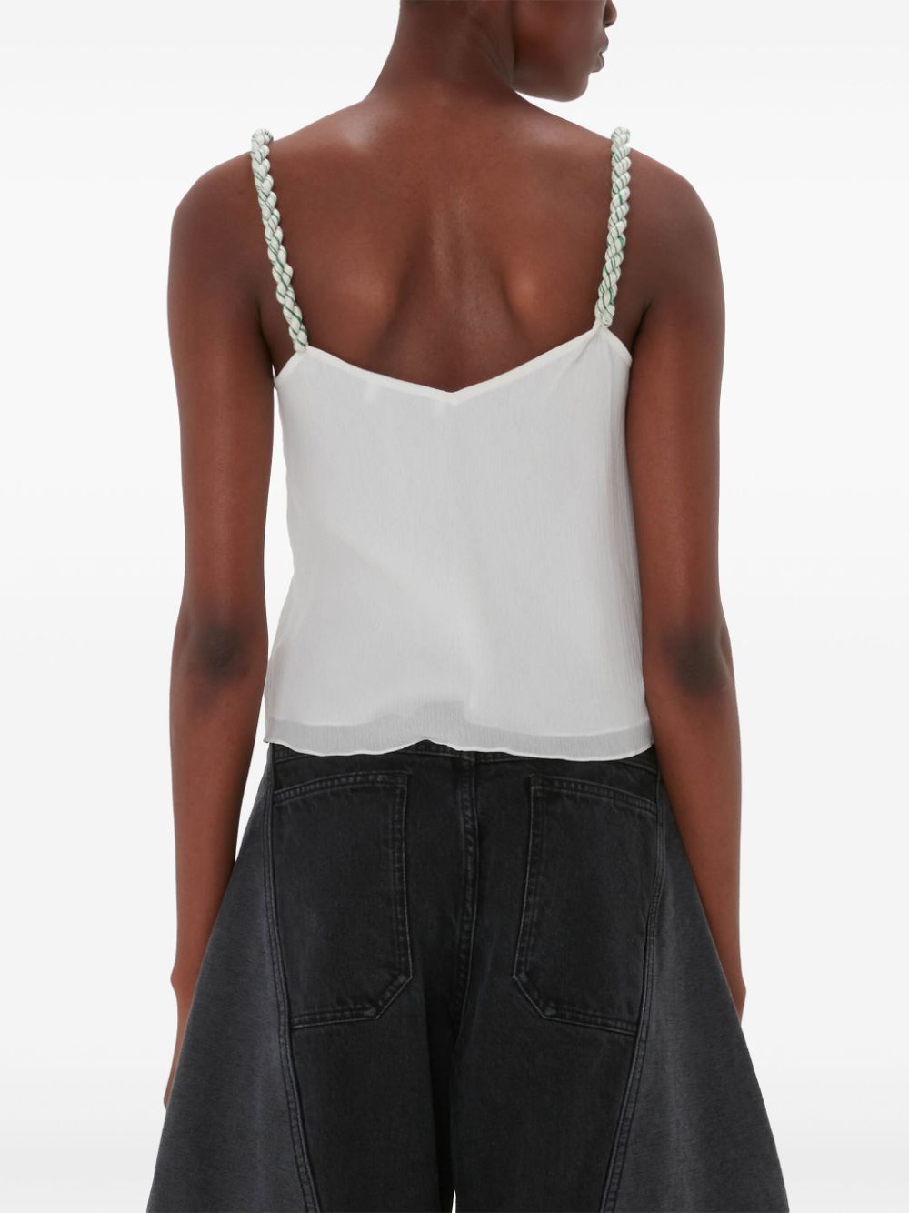 JW ANDERSON-TASSEL STRAP CAMISOLE-