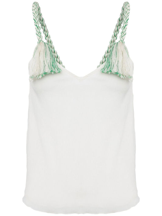 JW ANDERSON-TASSEL STRAP CAMISOLE-