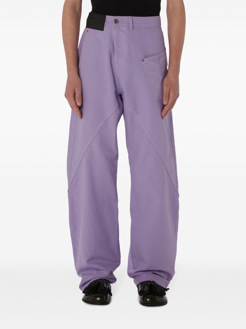 JW ANDERSON-TWISTED WORKWEAR TROUSERS-