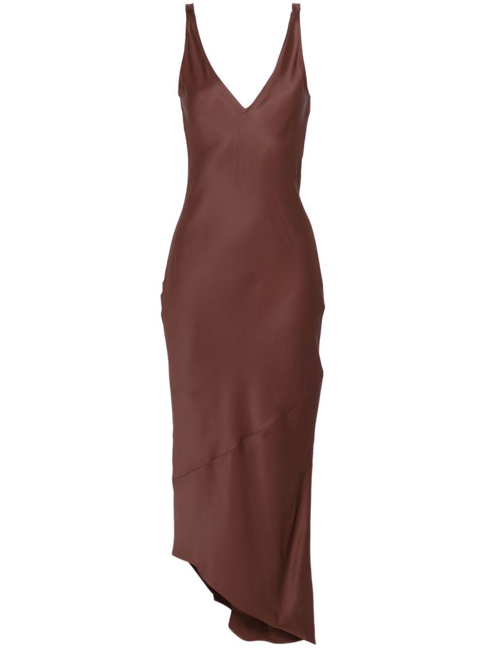 JW ANDERSON-V-NECK SLEEVELESS MIDI DRESS-