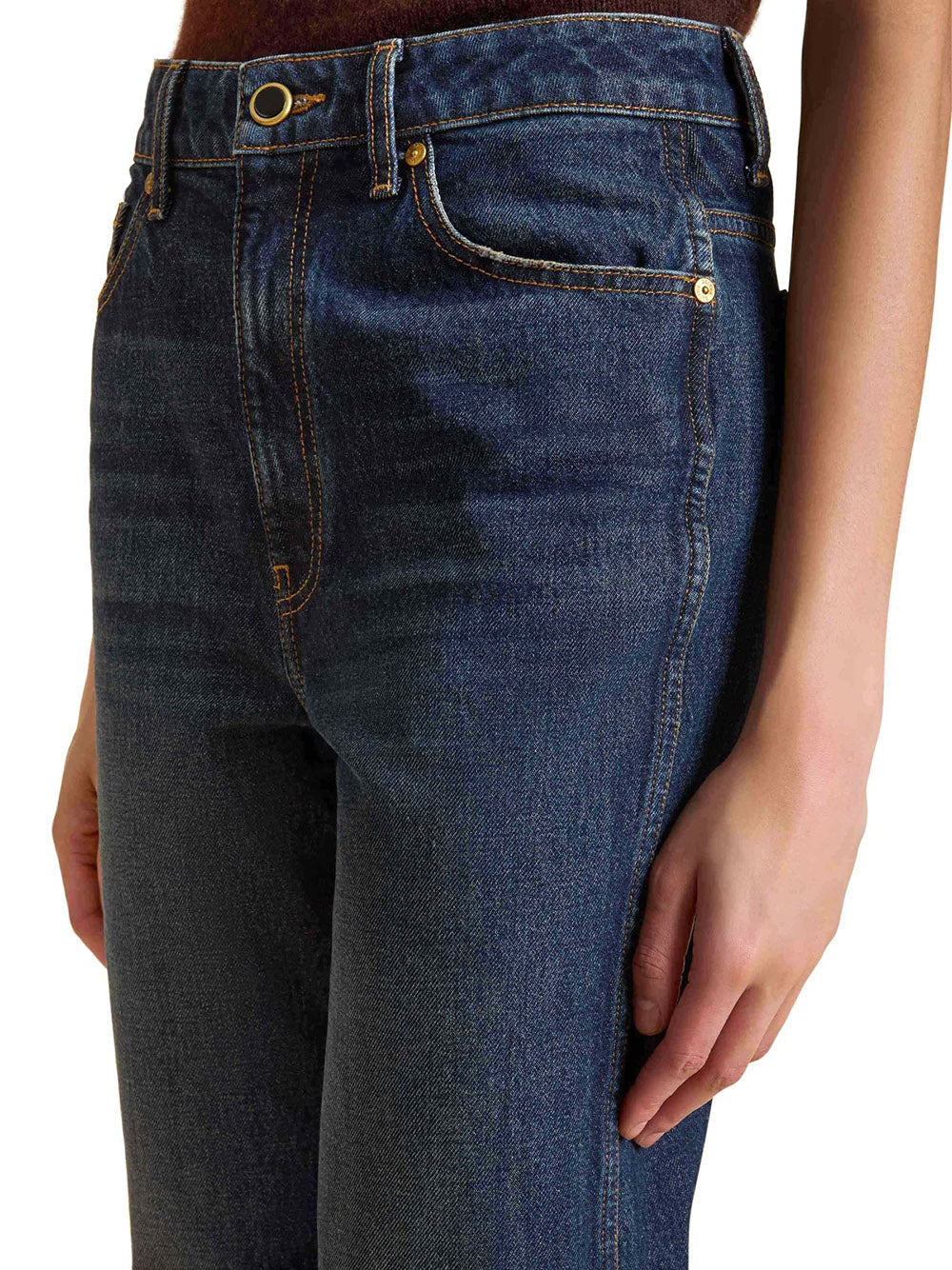 KHAITE-Abigail Stretch Jean-