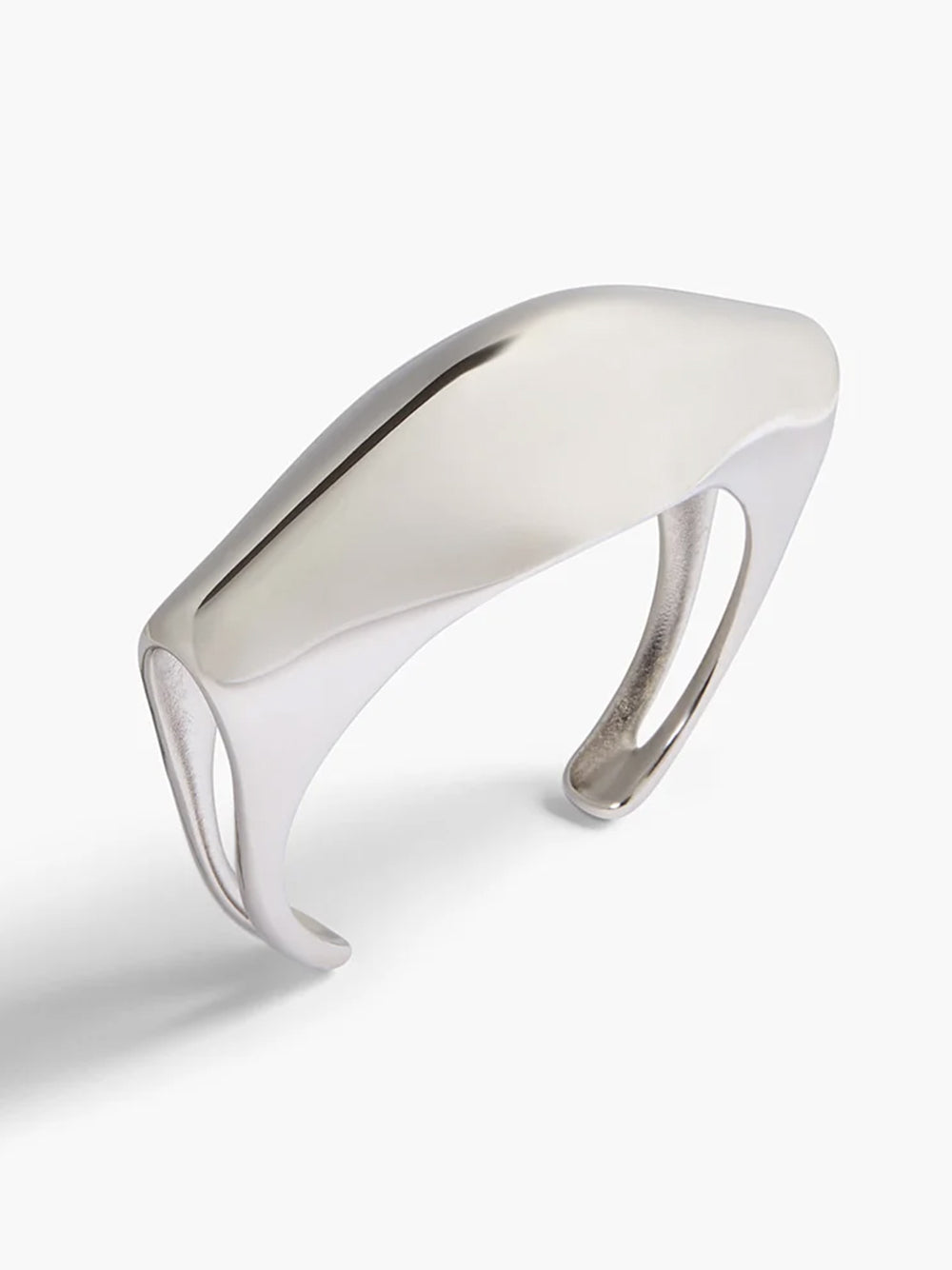 KHAITE-LOTUS CUFF - SILVER-