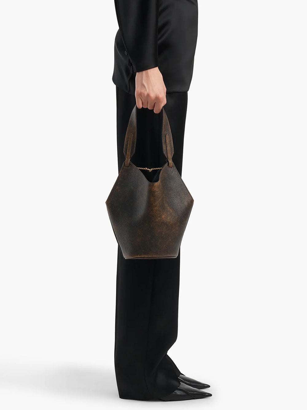 KHAITE-LOTUS MINI TOTE-