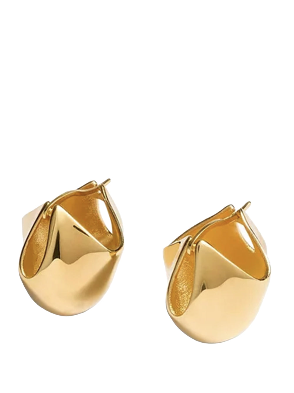 KHAITE-LOTUS SMALL EARRINGS - GOLD-