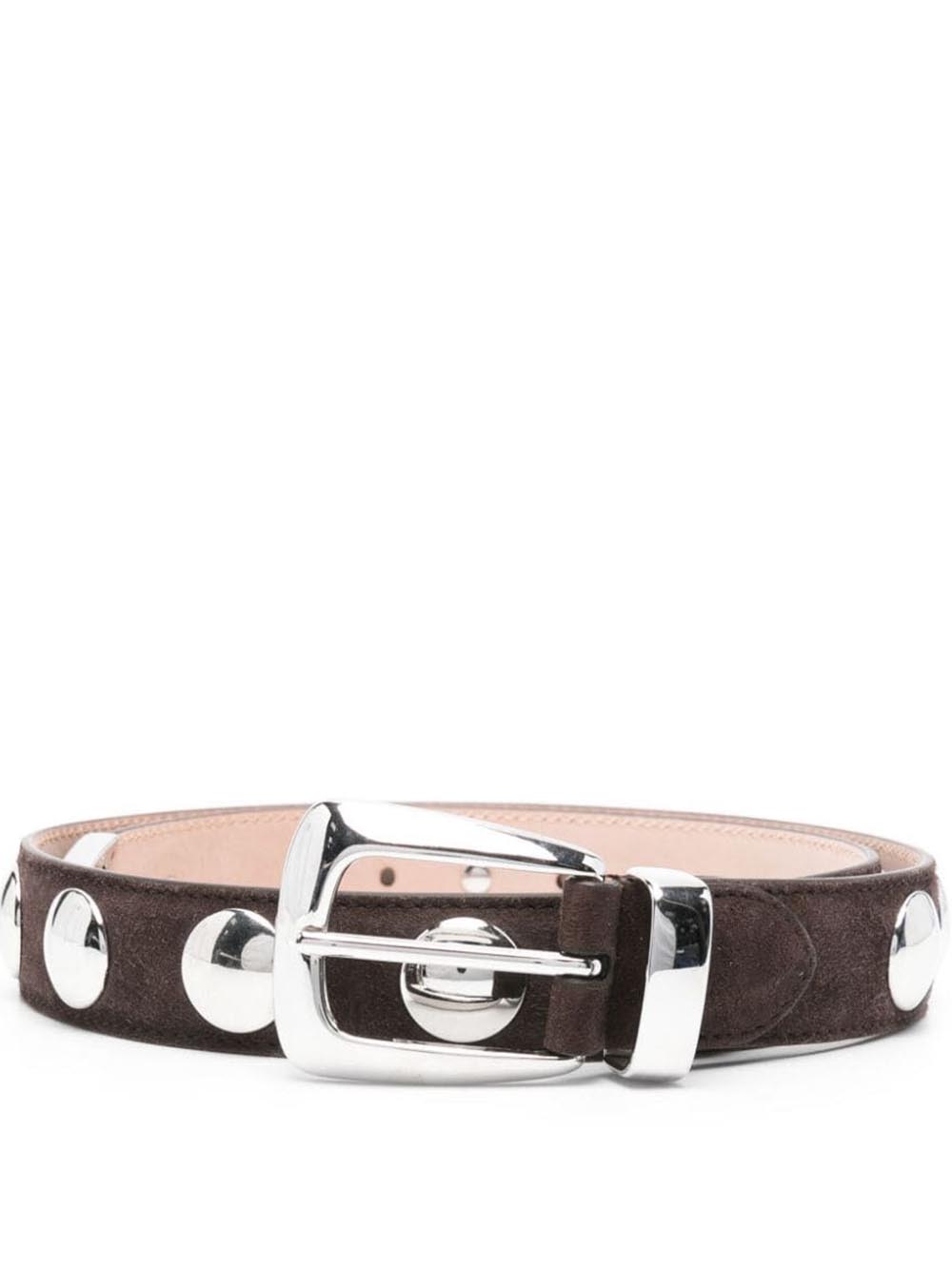 KHAITE-The Benny suede belt-