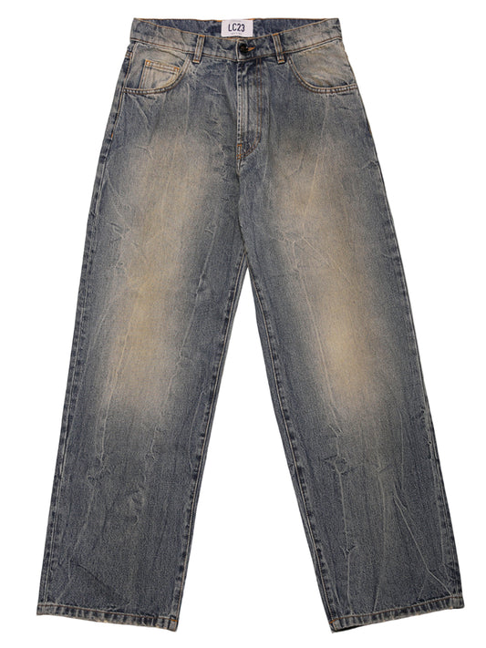 LC23-5 POCKETS DENIM TROUSERS-