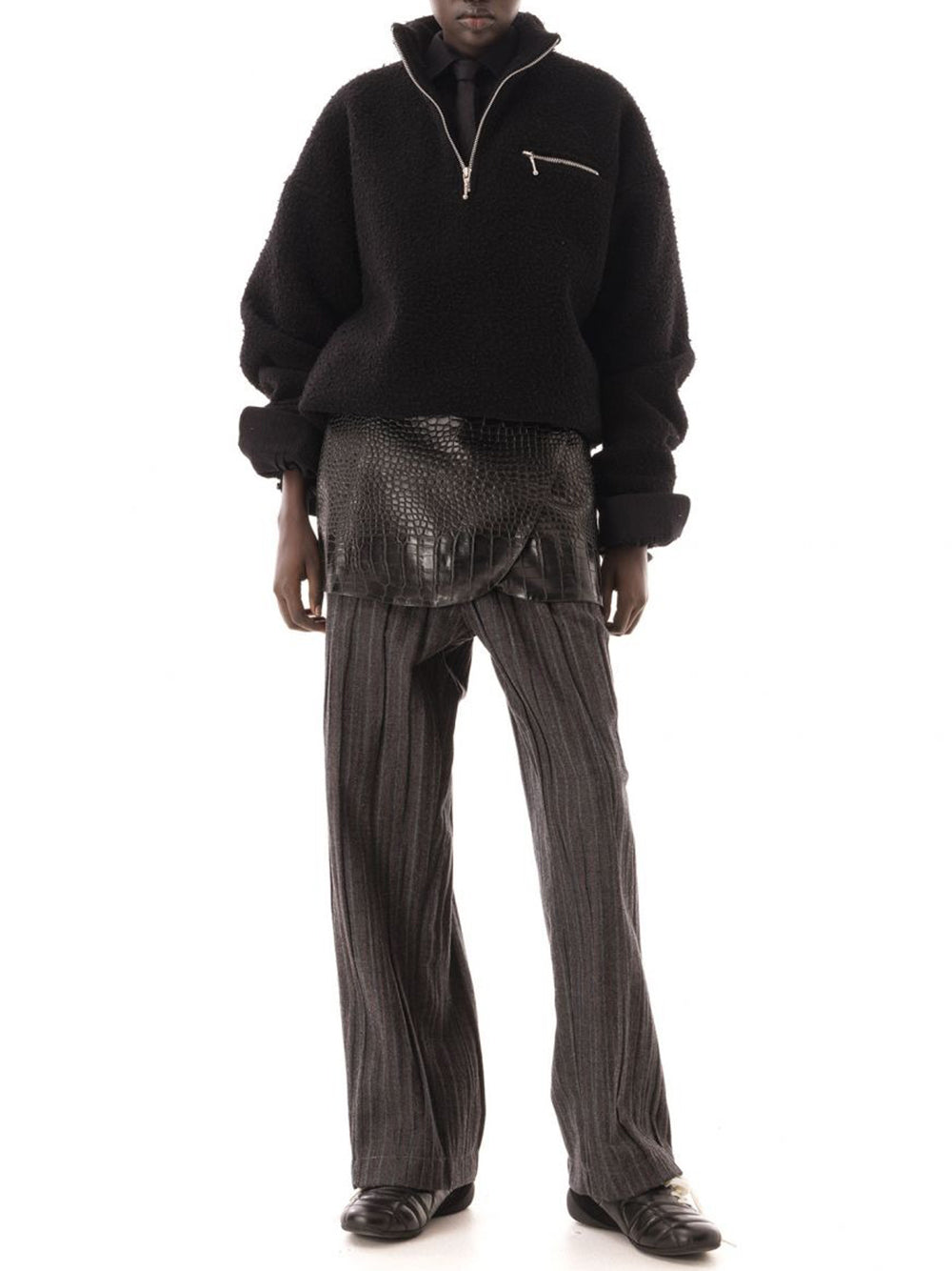 LC23-CASENTINO HALF-ZIP SWEATER-