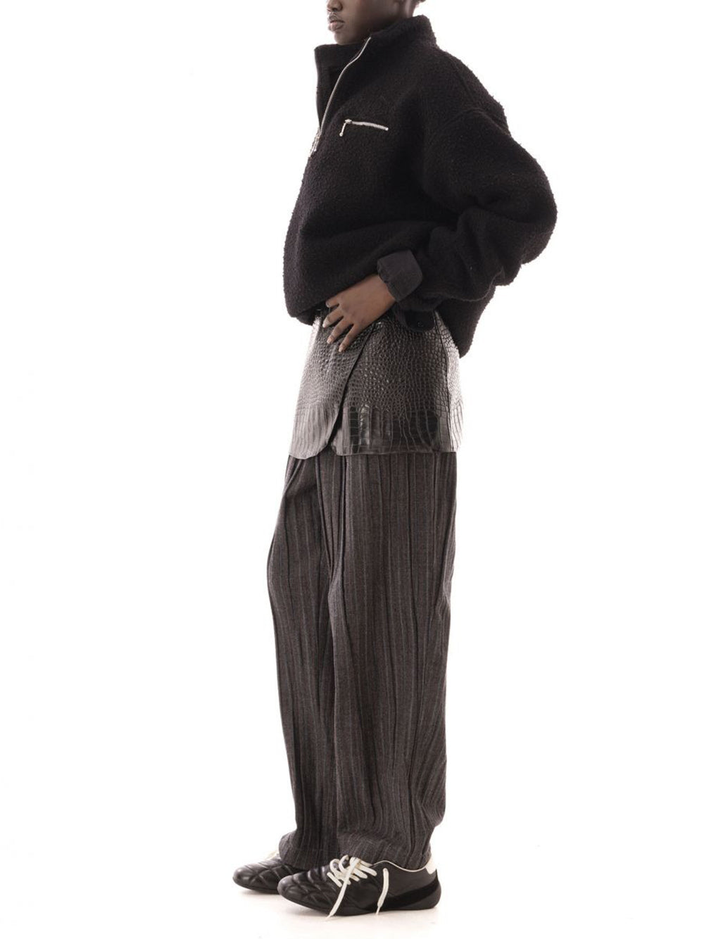 LC23-CASENTINO HALF-ZIP SWEATER-