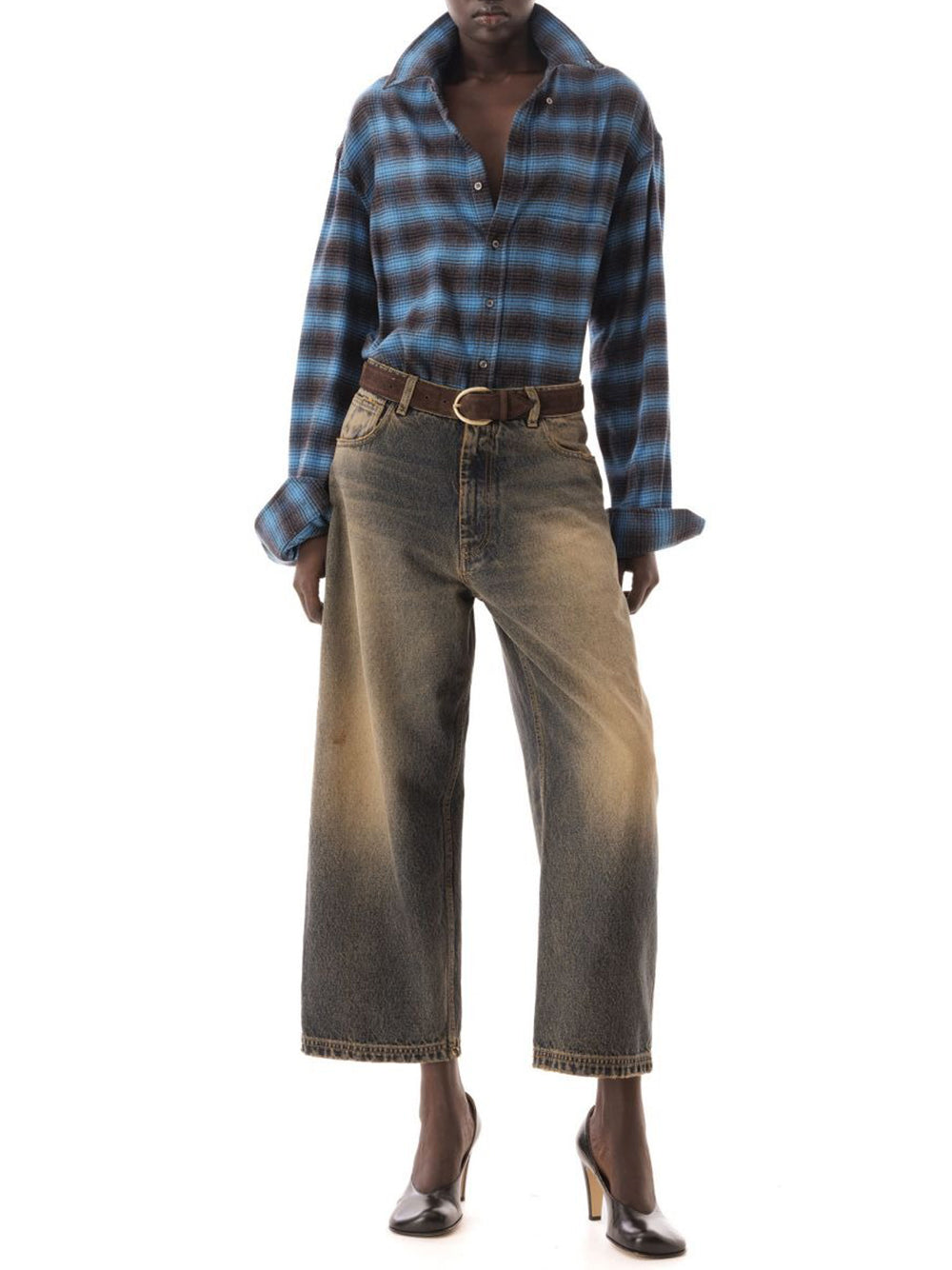 LC23-CHECK FLANNEL SHIRT-