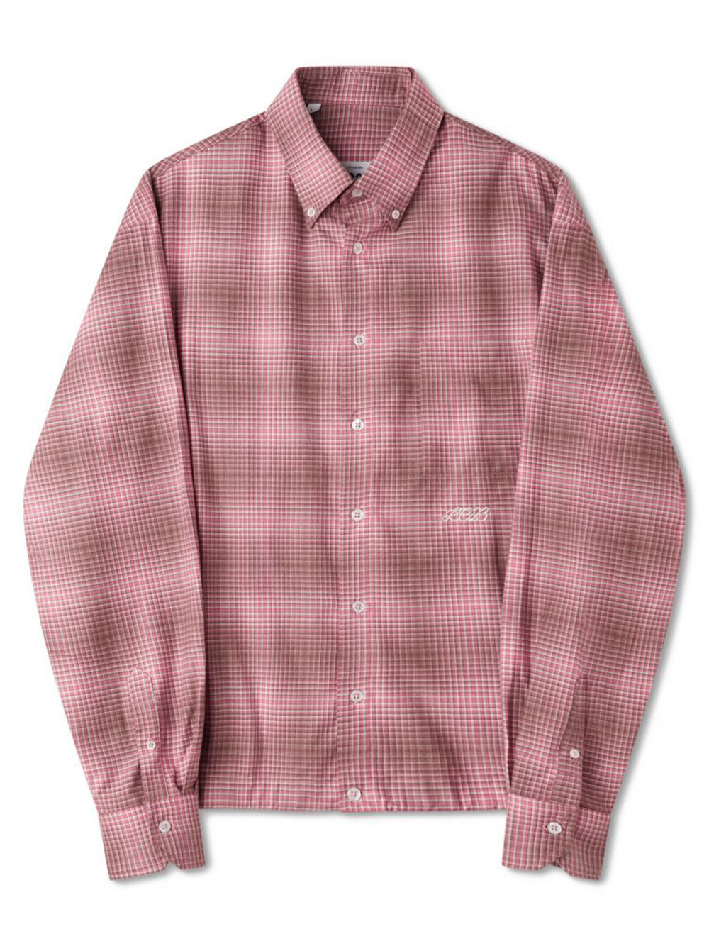 CROP CHECK FLANNEL SHIRT