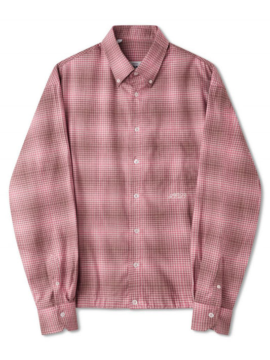 CROP CHECK FLANNEL SHIRT