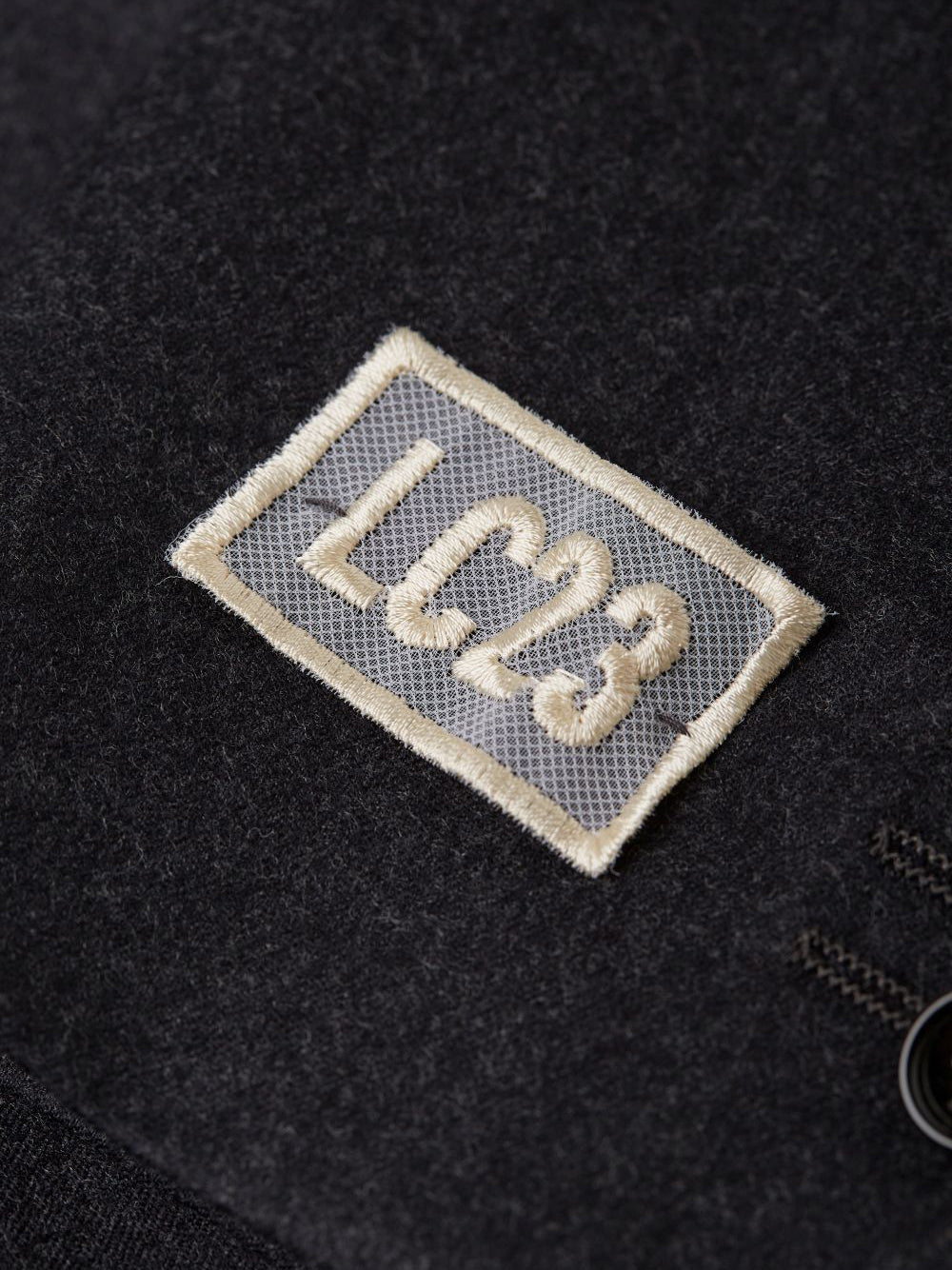 LC23-DARK GREY FLANNEL BLAZER-
