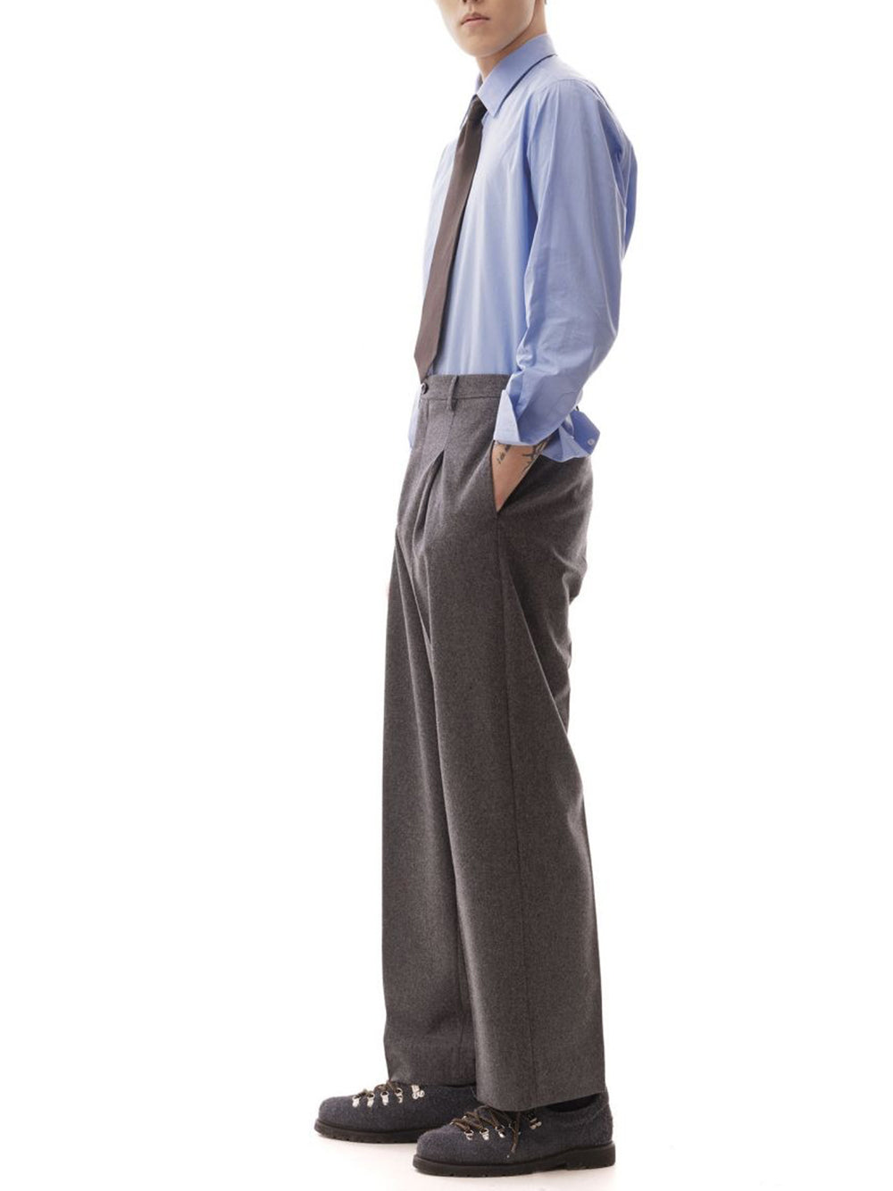 LC23-DARK GREY TROUSERS-