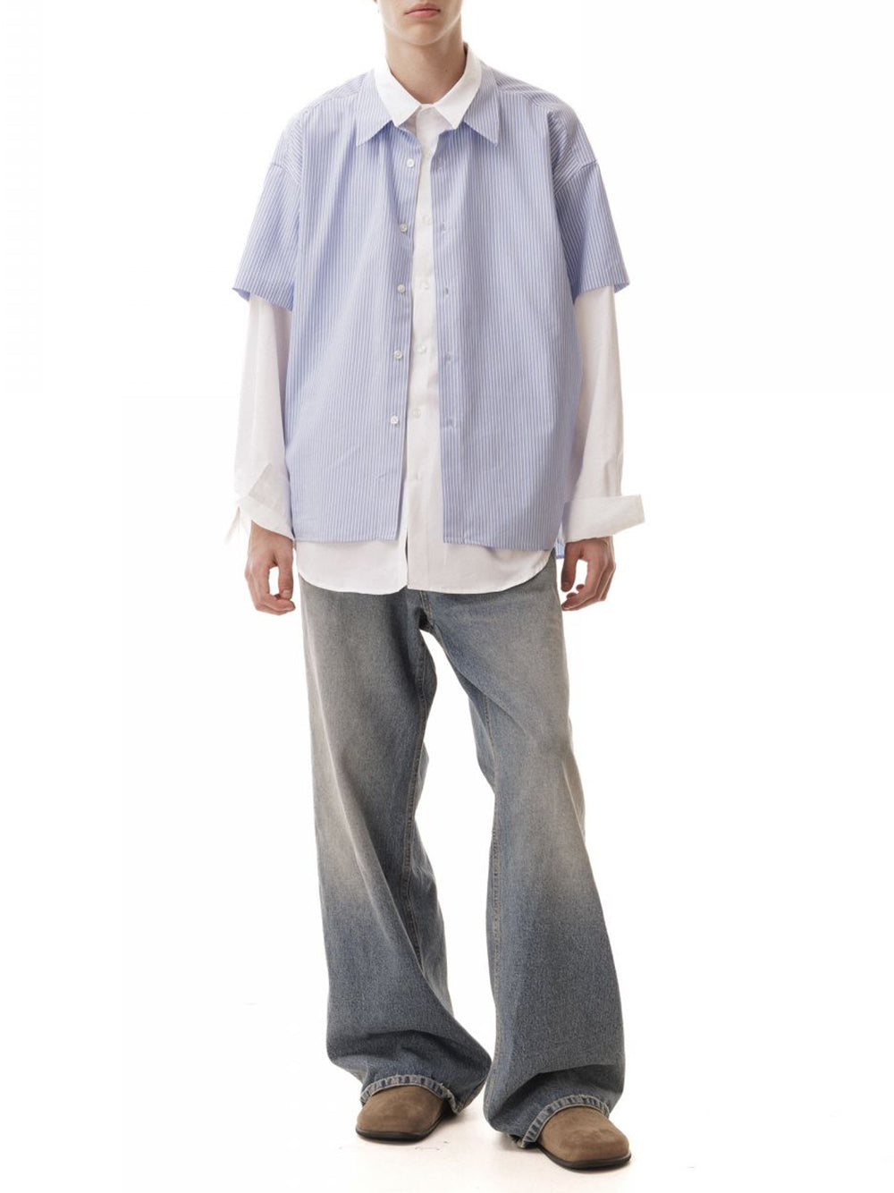 LC23-DOUBLE STRIPES SHIRT-