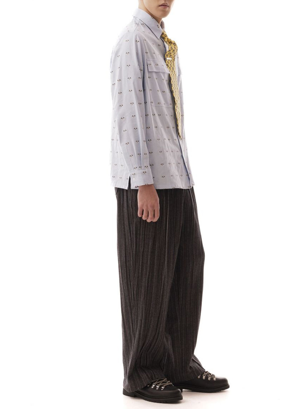 LC23-EMBROIDERED DOGS SHIRT-