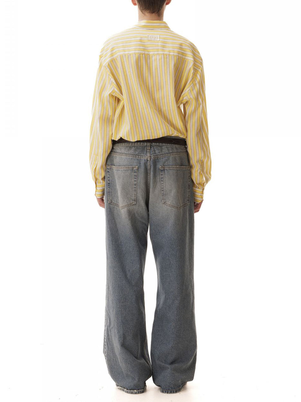 LC23-FLARE DENIM TROUSERS-