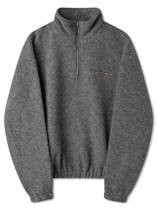 HALF ZIP SWEATER