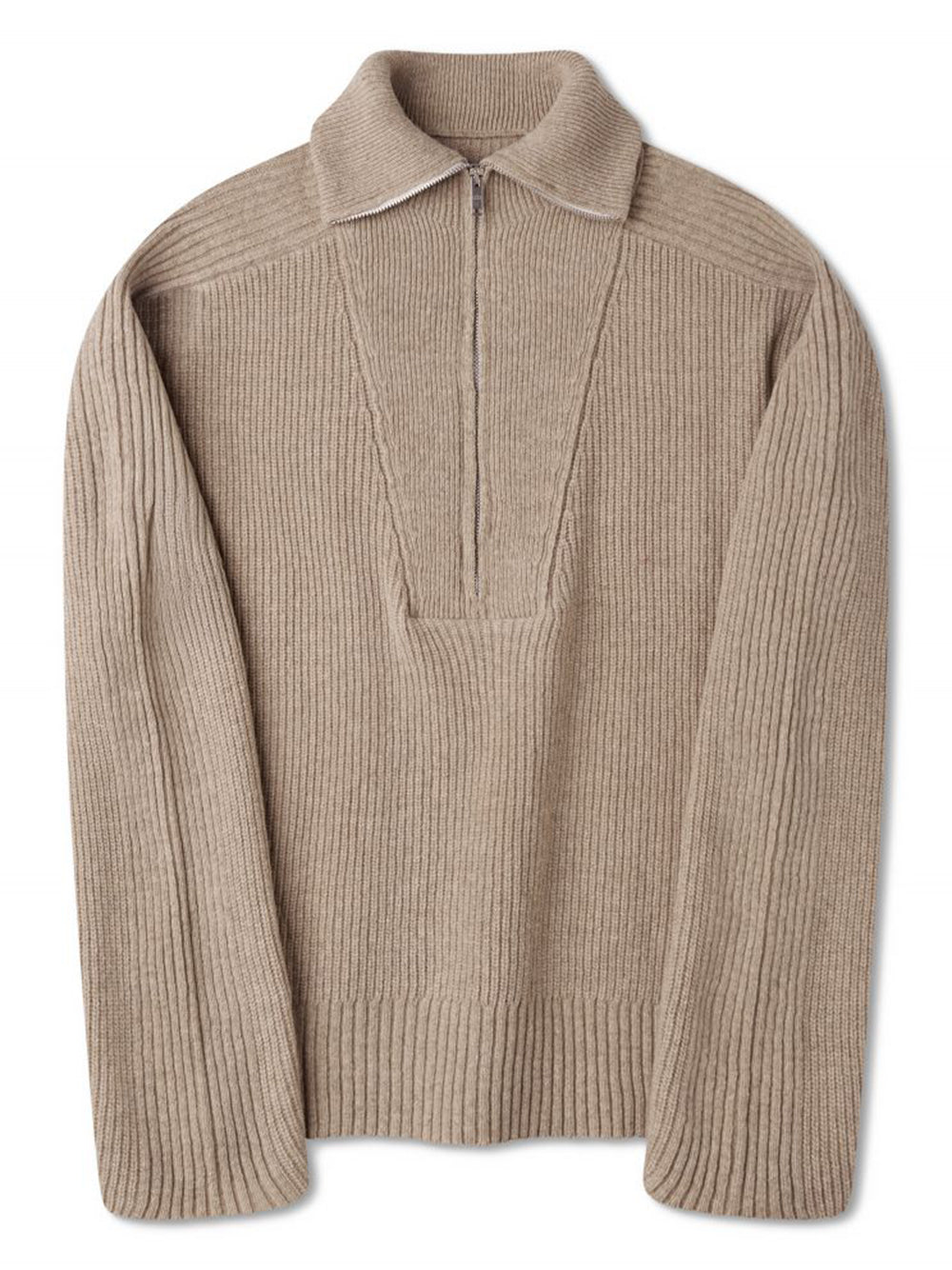 HALF ZIP SWEATER