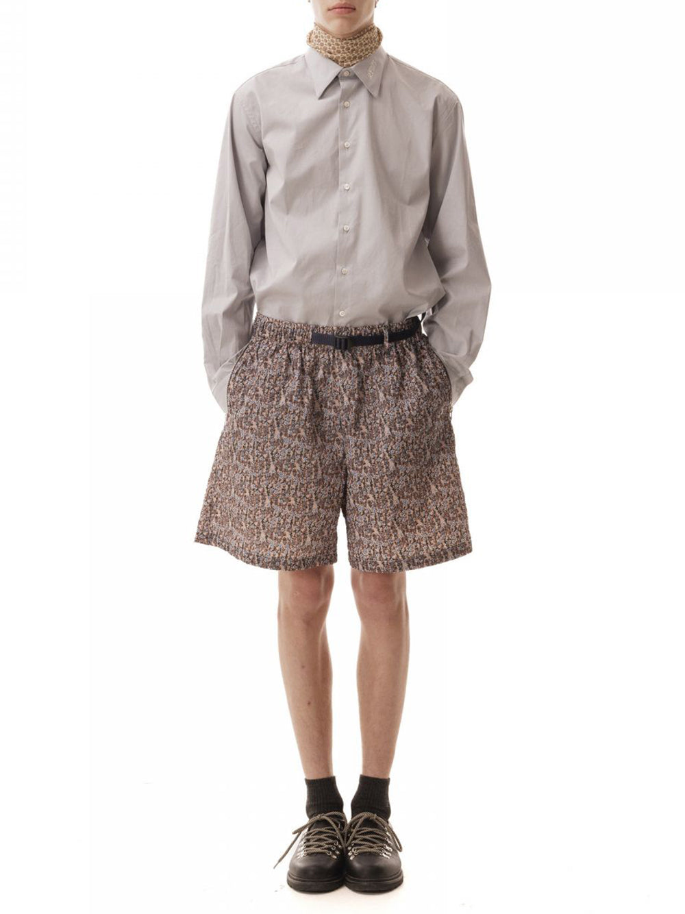 LC23-LIMONTA FLOWERS SHORTS-