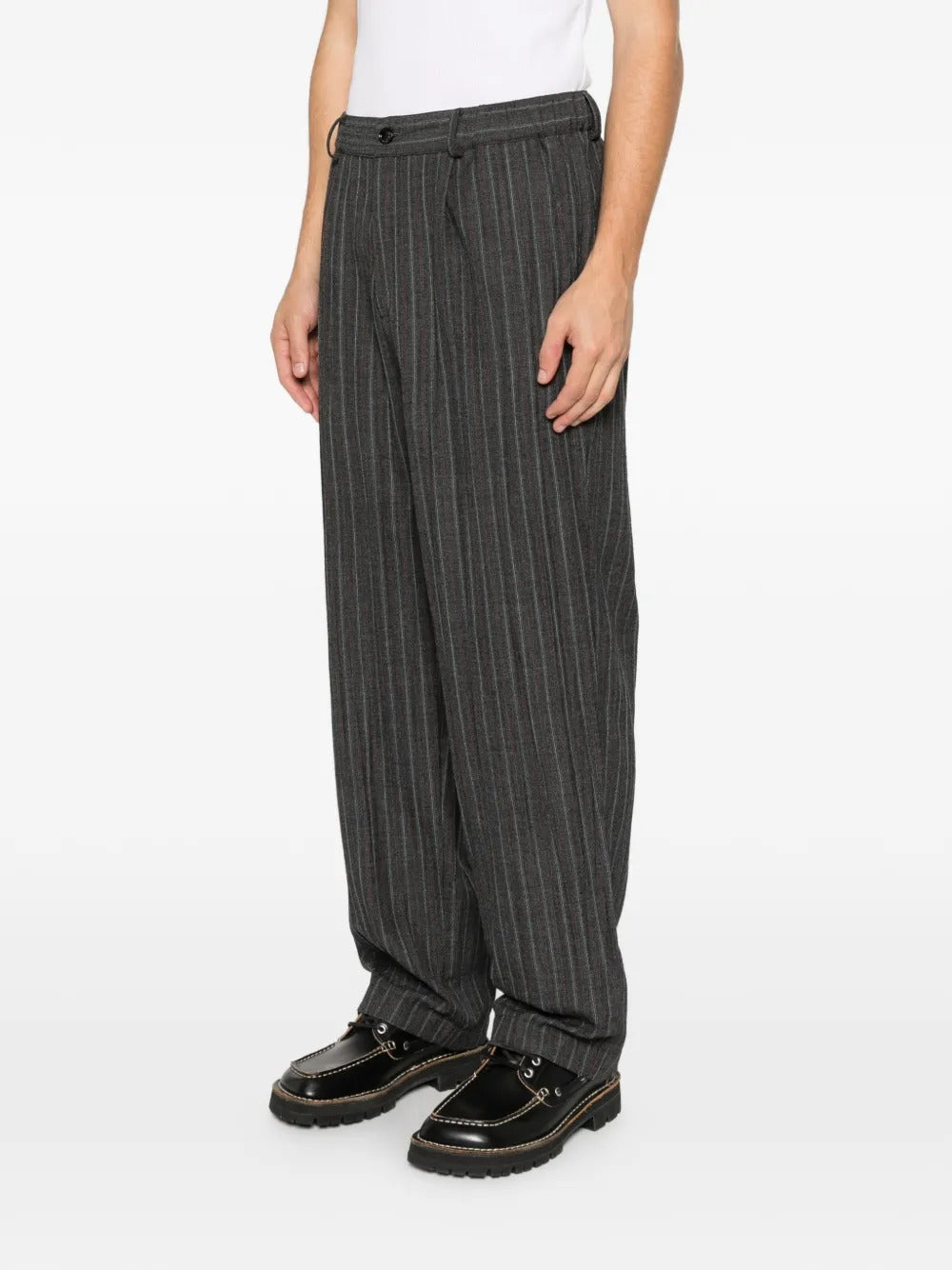 NYLON WOOL TROUSERS