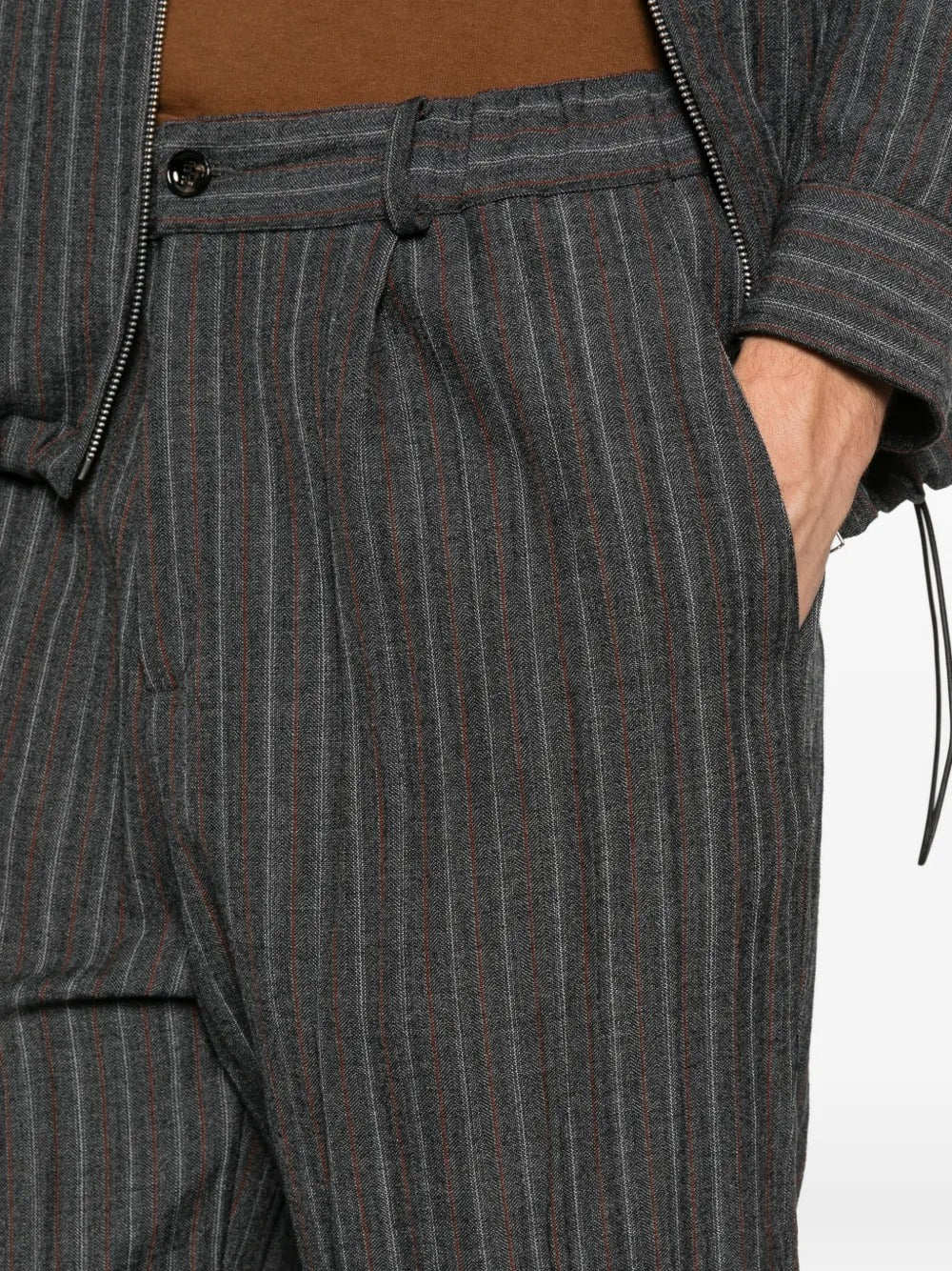 NYLON WOOL TROUSERS