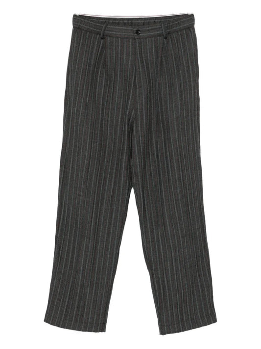 LC23-NYLON WOOL TROUSERS-