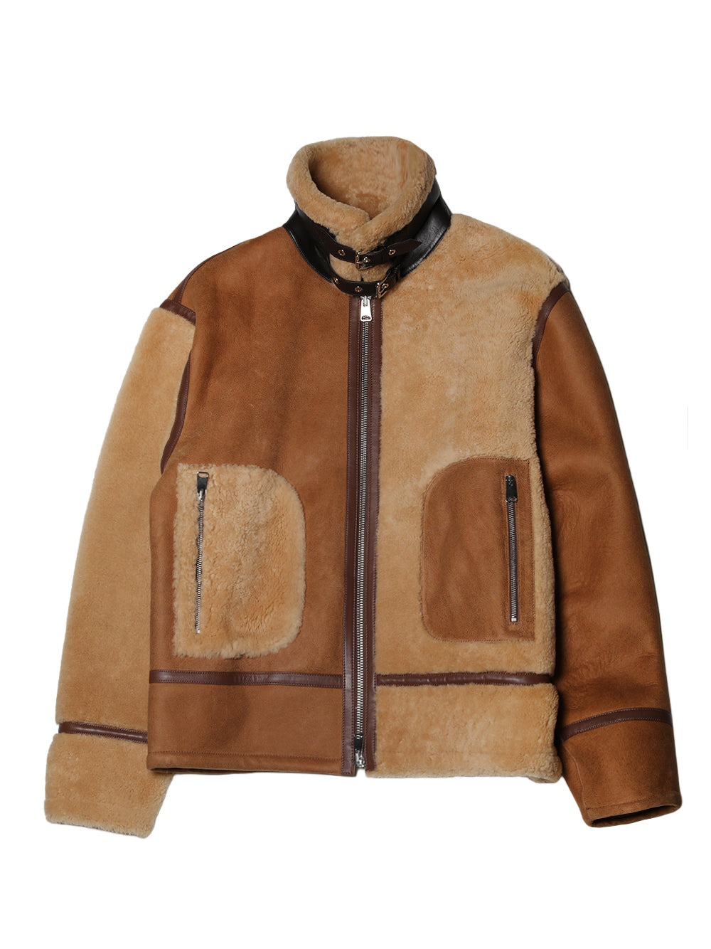 LC23-Two Sided Shearling Jacket-