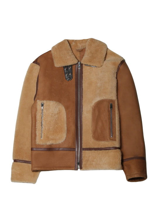 LC23-Two Sided Shearling Jacket-