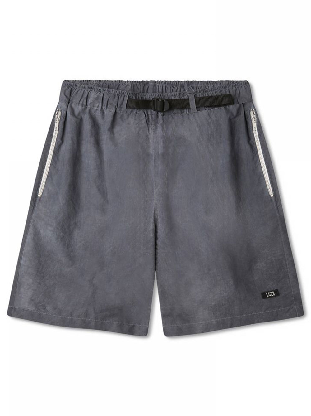 LC23-WASHED NYLON SHORTS-