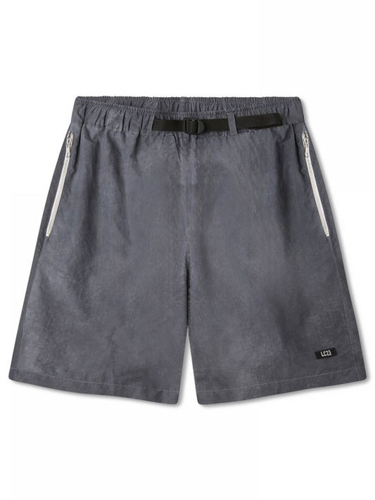 LC23-WASHED NYLON SHORTS-