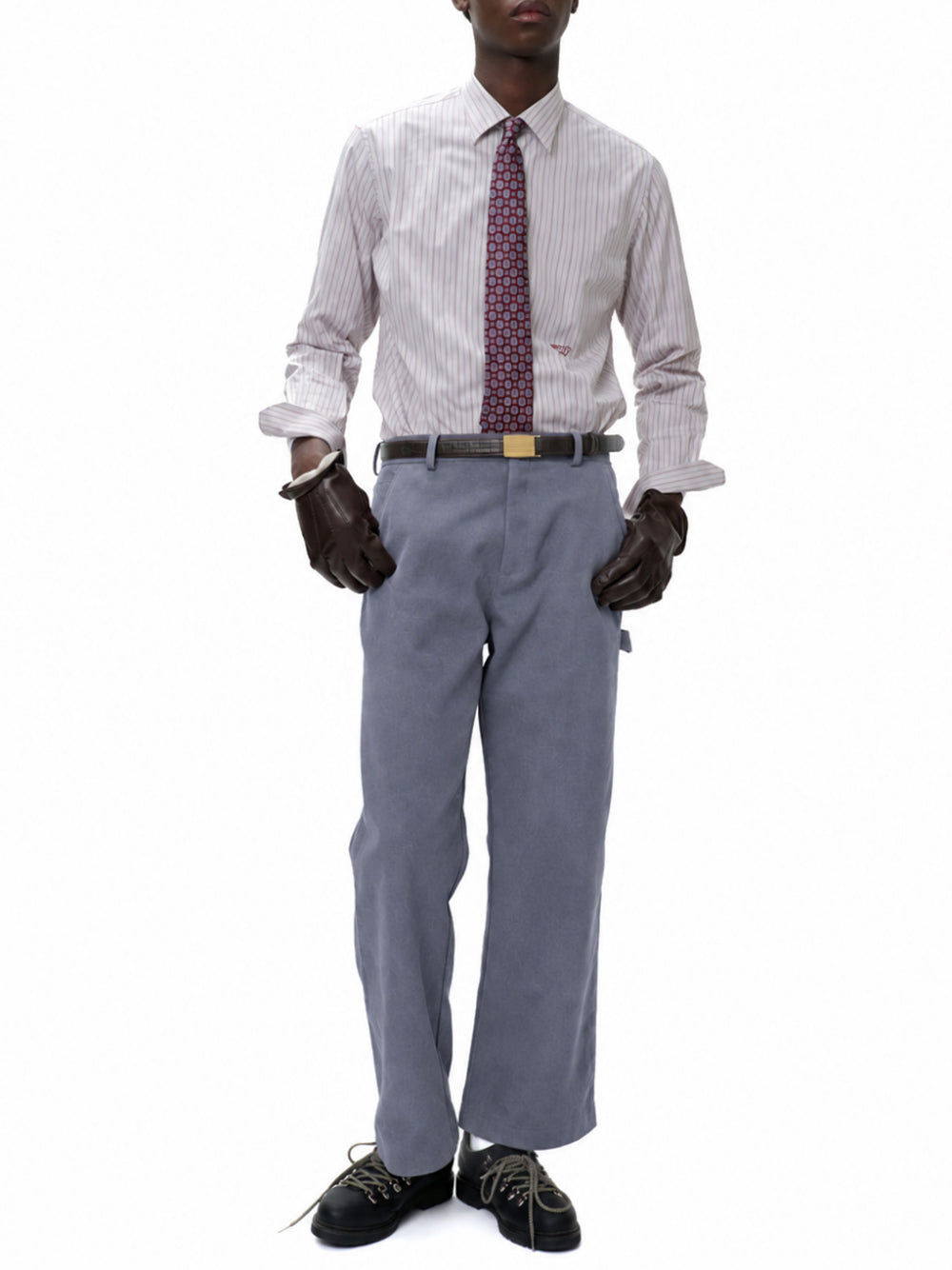 LC23-WORK CANVAS TROUSERS-