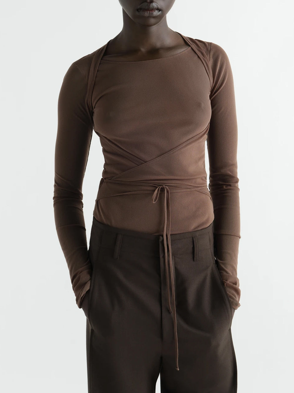LEMAIRE-BALLERINA KNOTTED TOP-